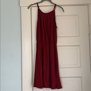 Alya Maroon Tank Dress